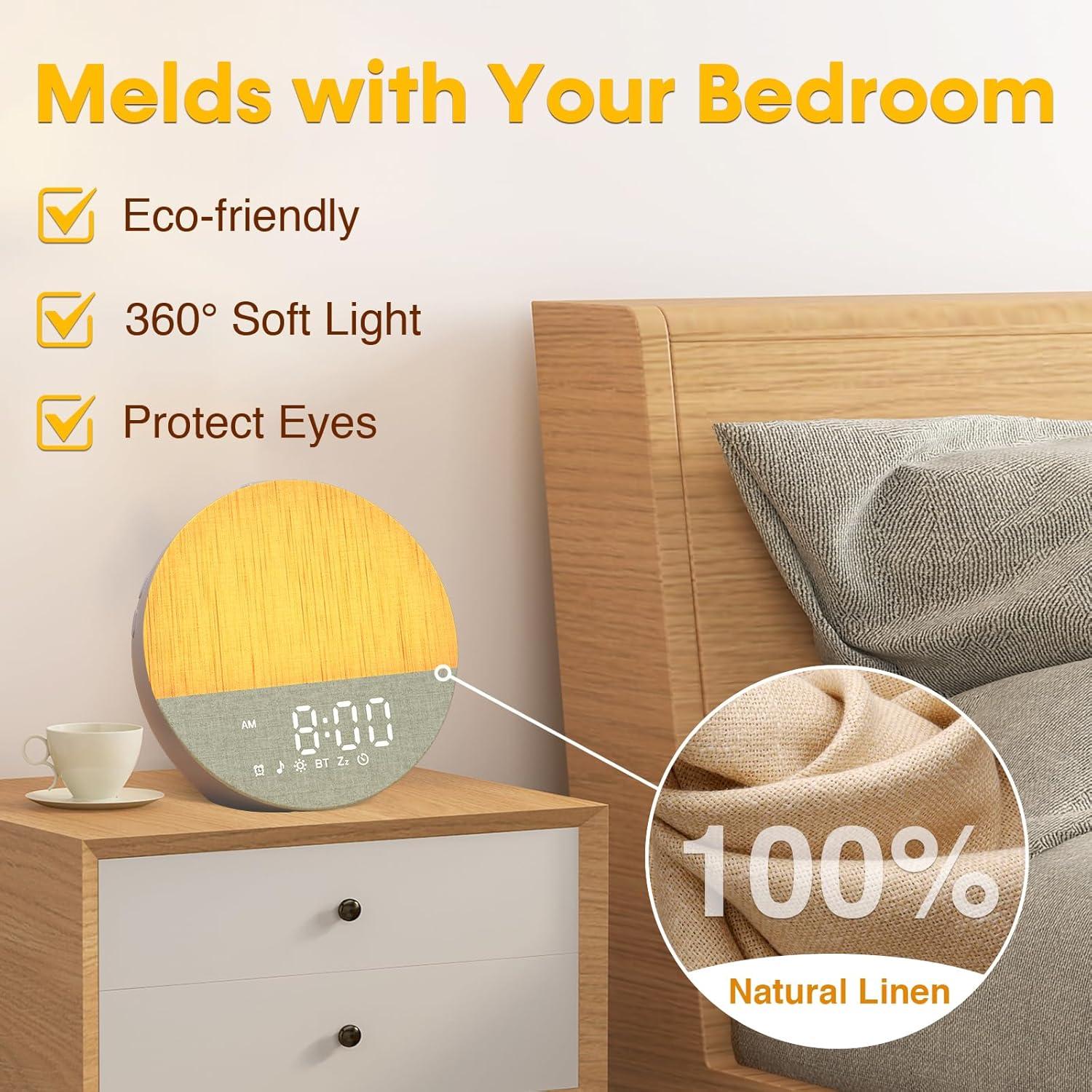 Despertador de Amanecer Bluetooth Shenzhenshi YF04 Gris 30 Sonidos