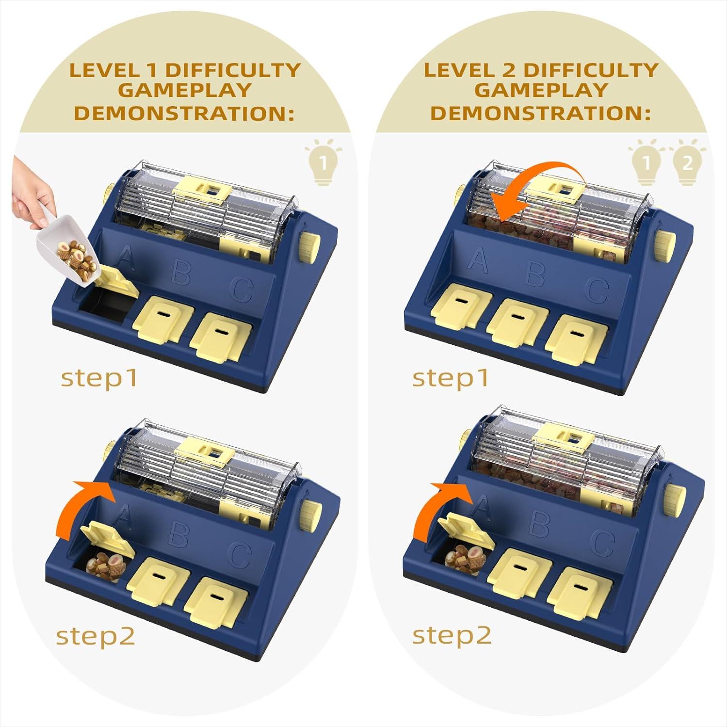 Juguete Rompecabezas Interactivo KADTC 2 en 1 para Perros Medianos