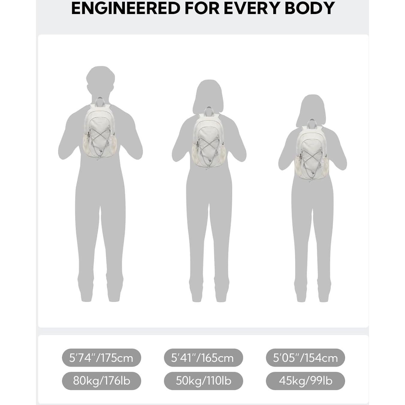 Mochila de Senderismo WATERFLY 12L Unisex Beige Ligera