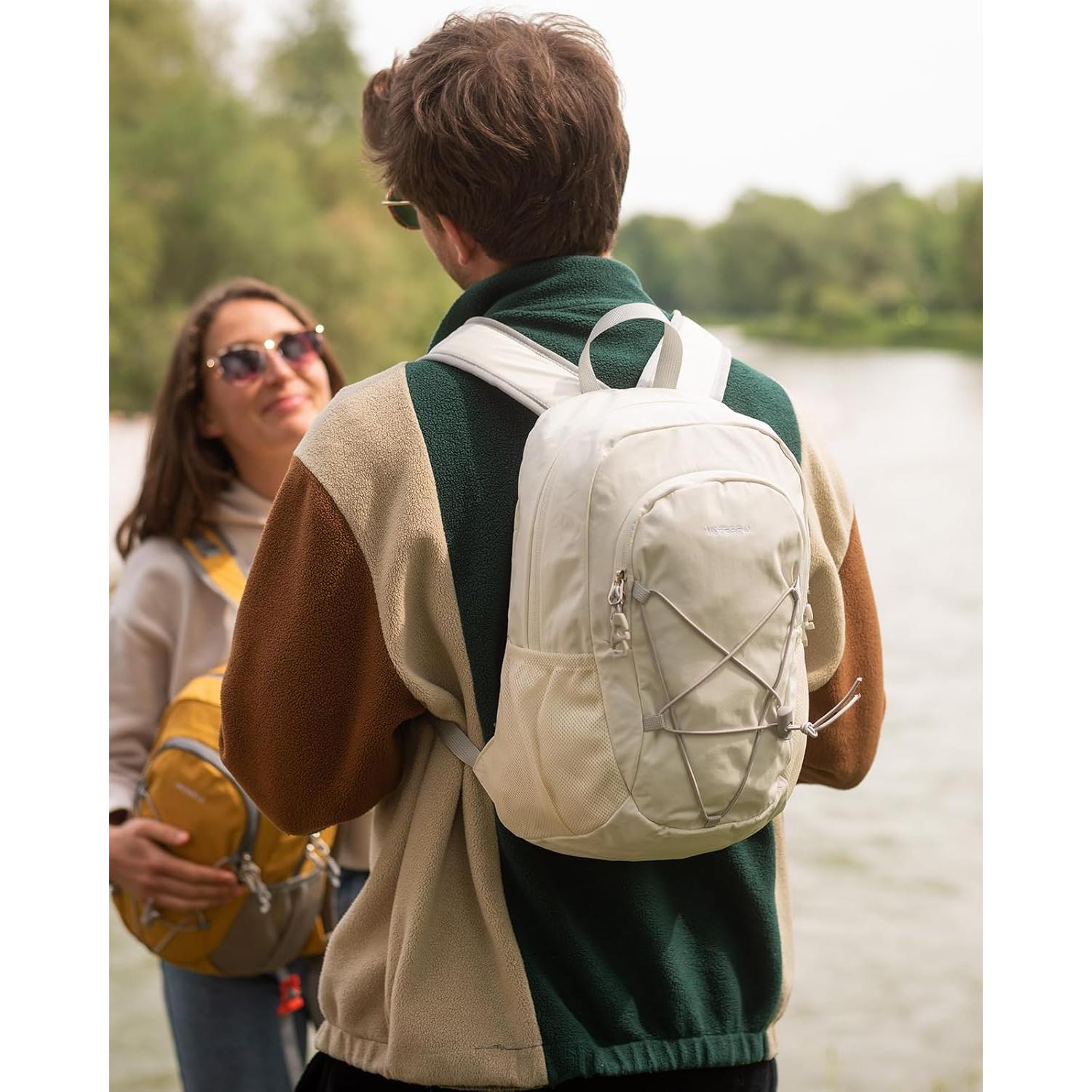 Mochila de Senderismo WATERFLY 12L Unisex Beige Ligera