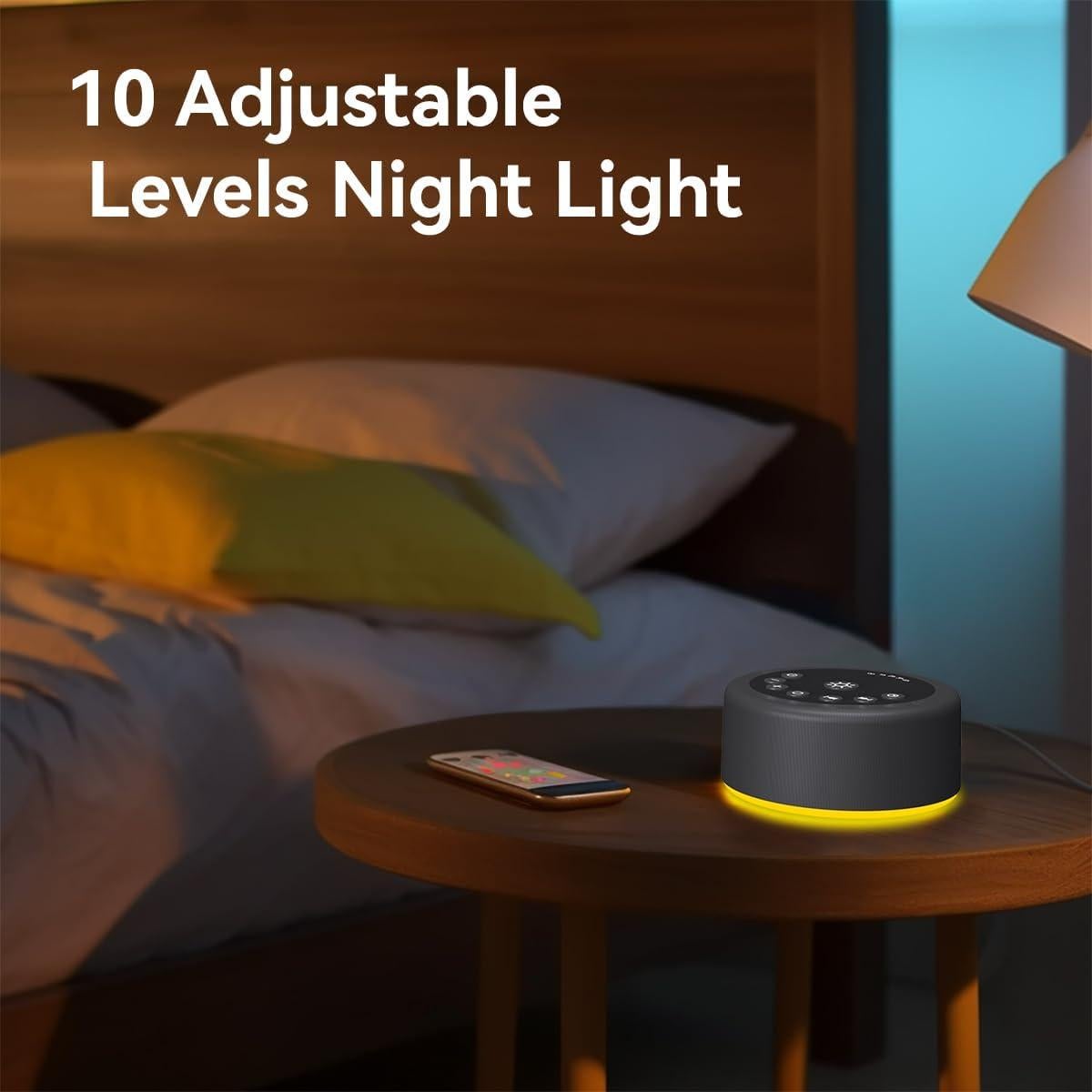 Máquina de Ruido Blanco Hushing R6 con 30 Sonidos y Luz