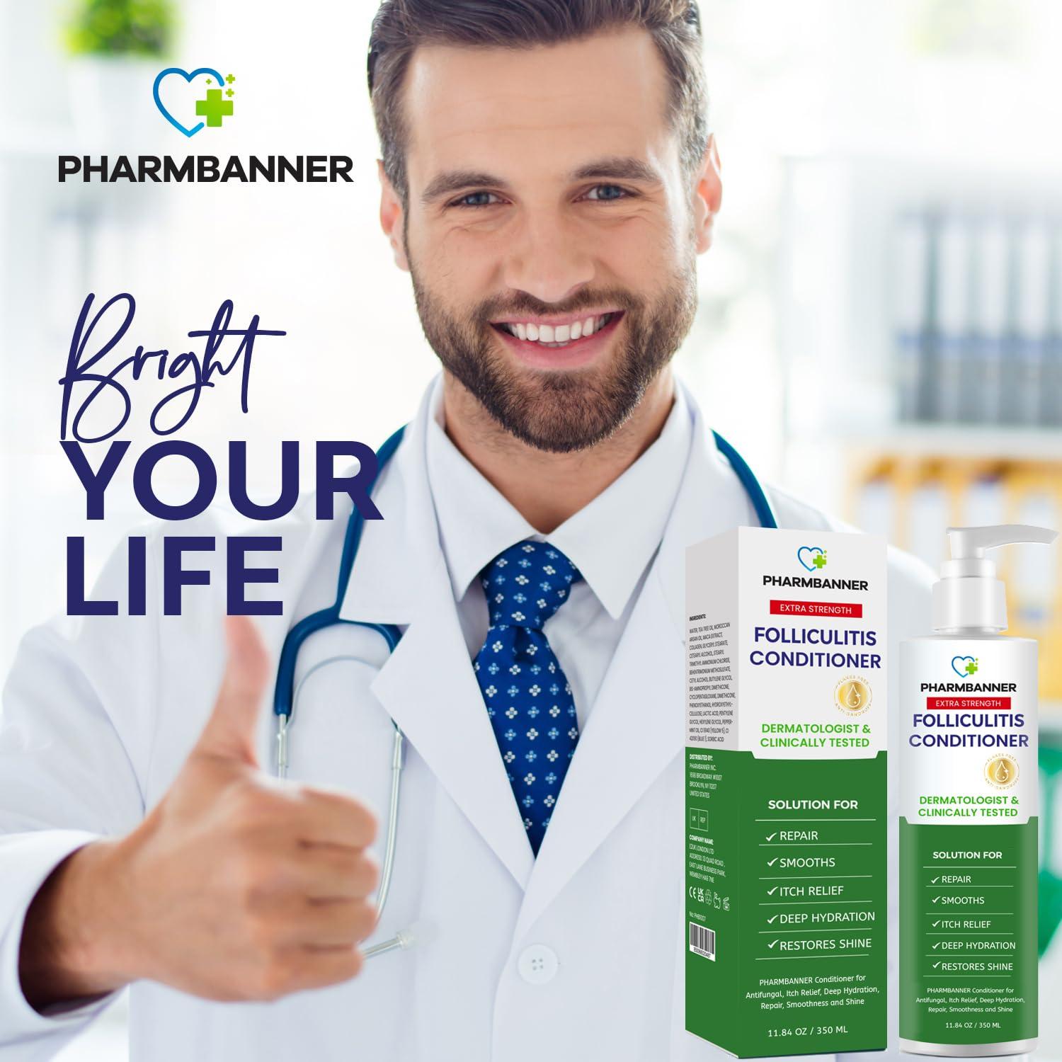 Acondicionador PHARMBANNER 335 g - Alivio Picazón Foliculitis