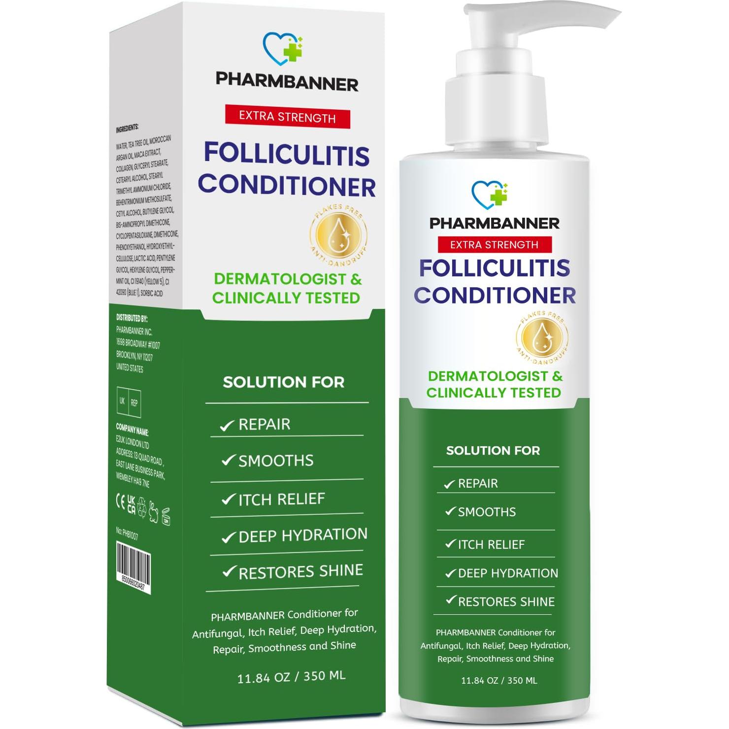 Acondicionador PHARMBANNER 335 g - Alivio Picazón Foliculitis
