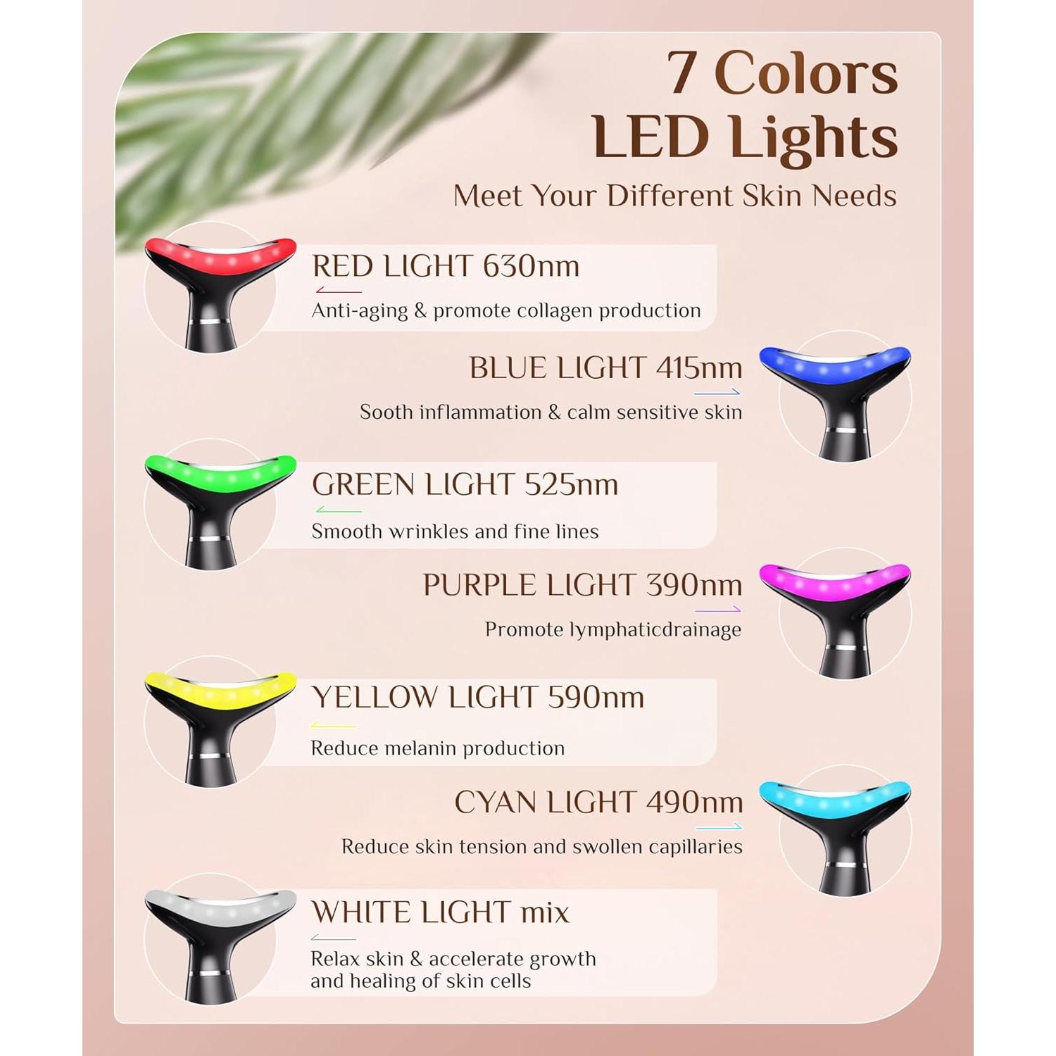 Máquina Galvánica Trinity - Terapia de Luz Roja Facial 7 en 1