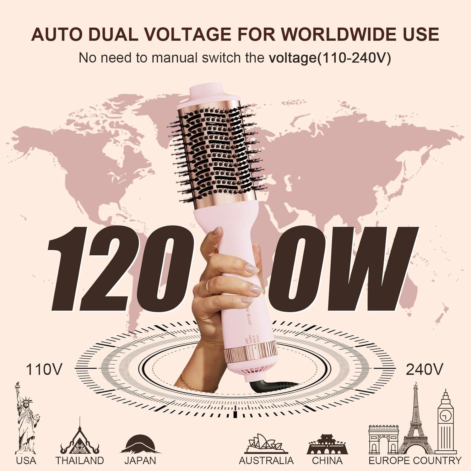 Secador Cepillo 4 en 1 Hair Trends 75mm Doble Voltaje