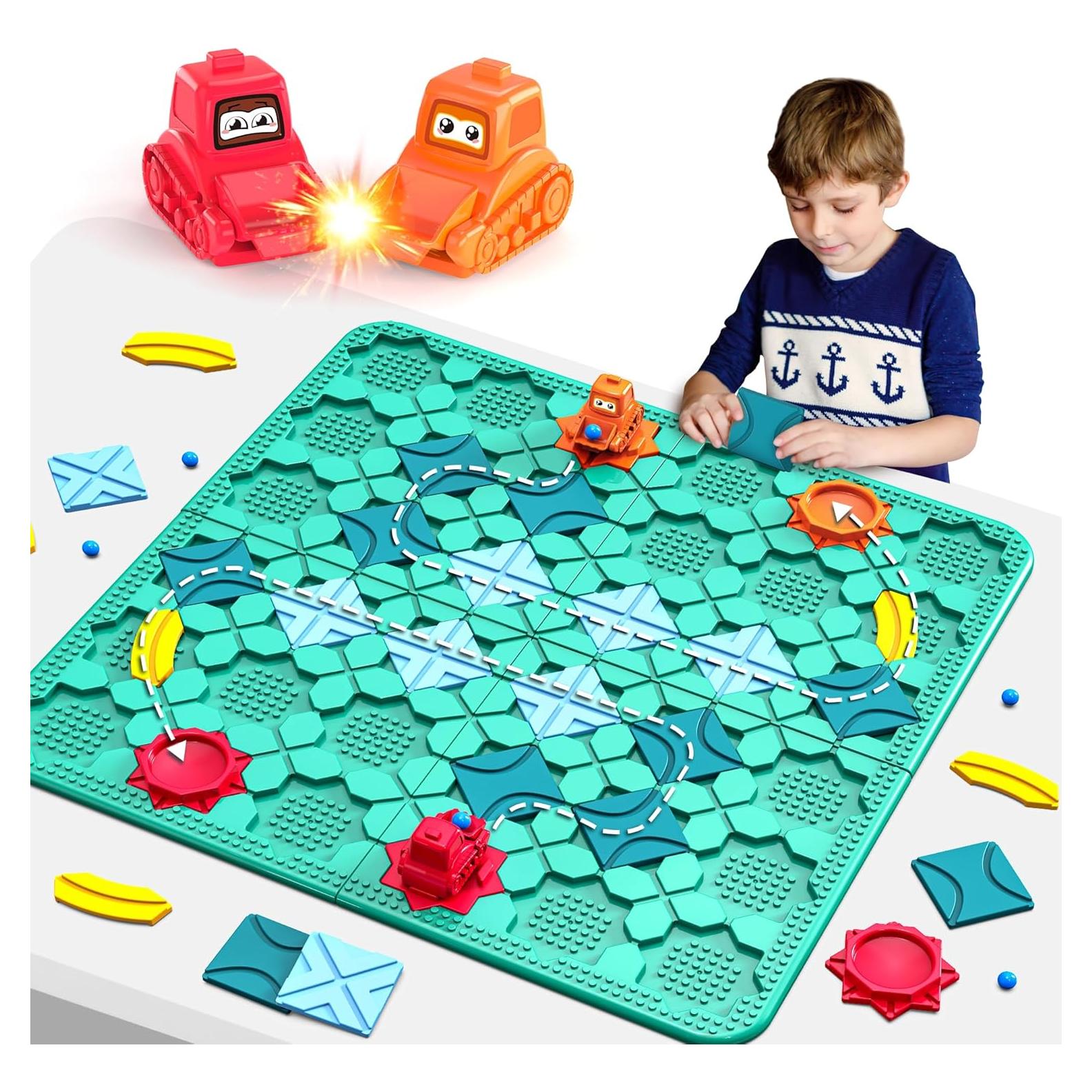 Juguete Constructor de Caminos Lógicos FYGURSO 50PCS Azul