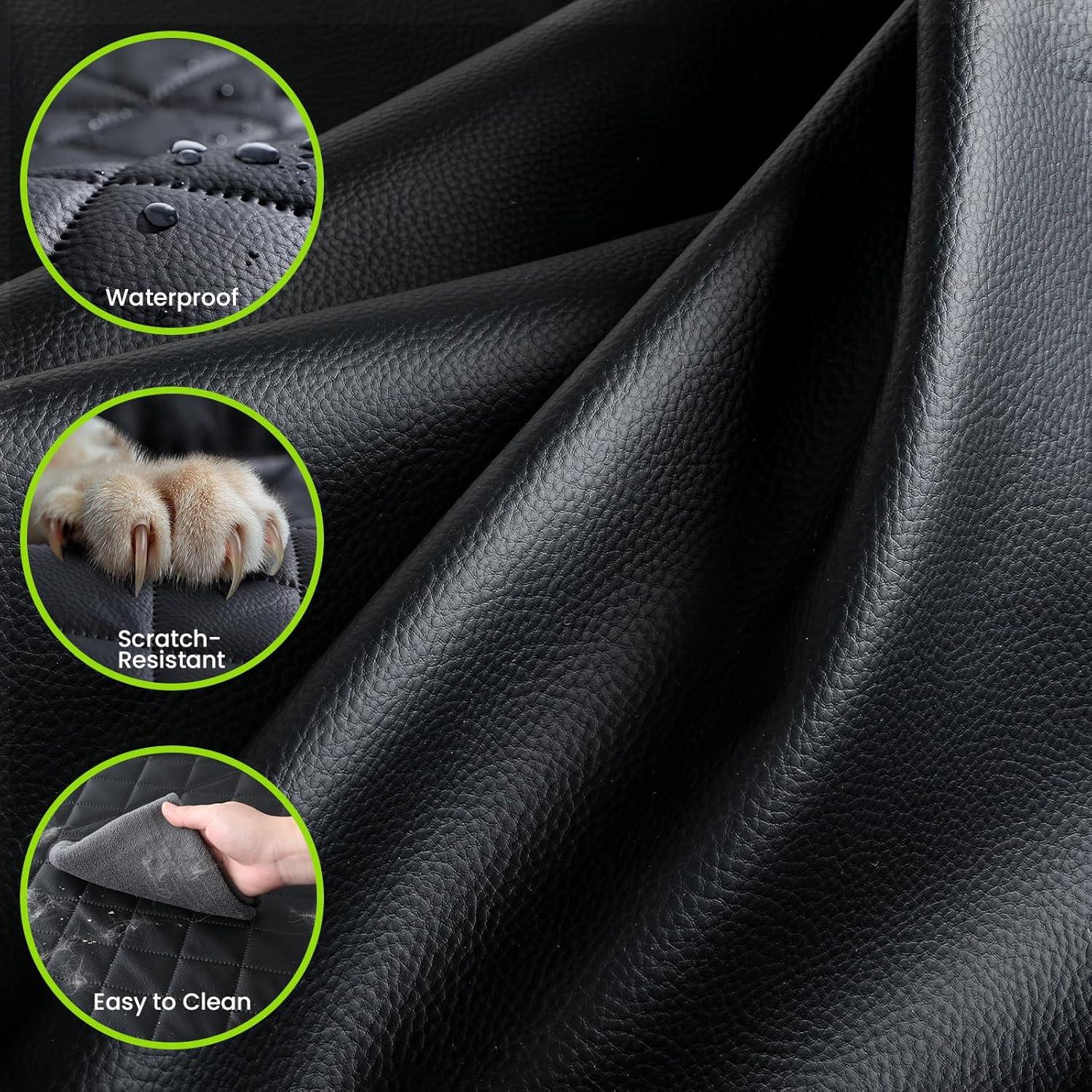 Cubierta de Asiento para Perros 2-en-1 Pecute, Impermeable 132.7x62cm