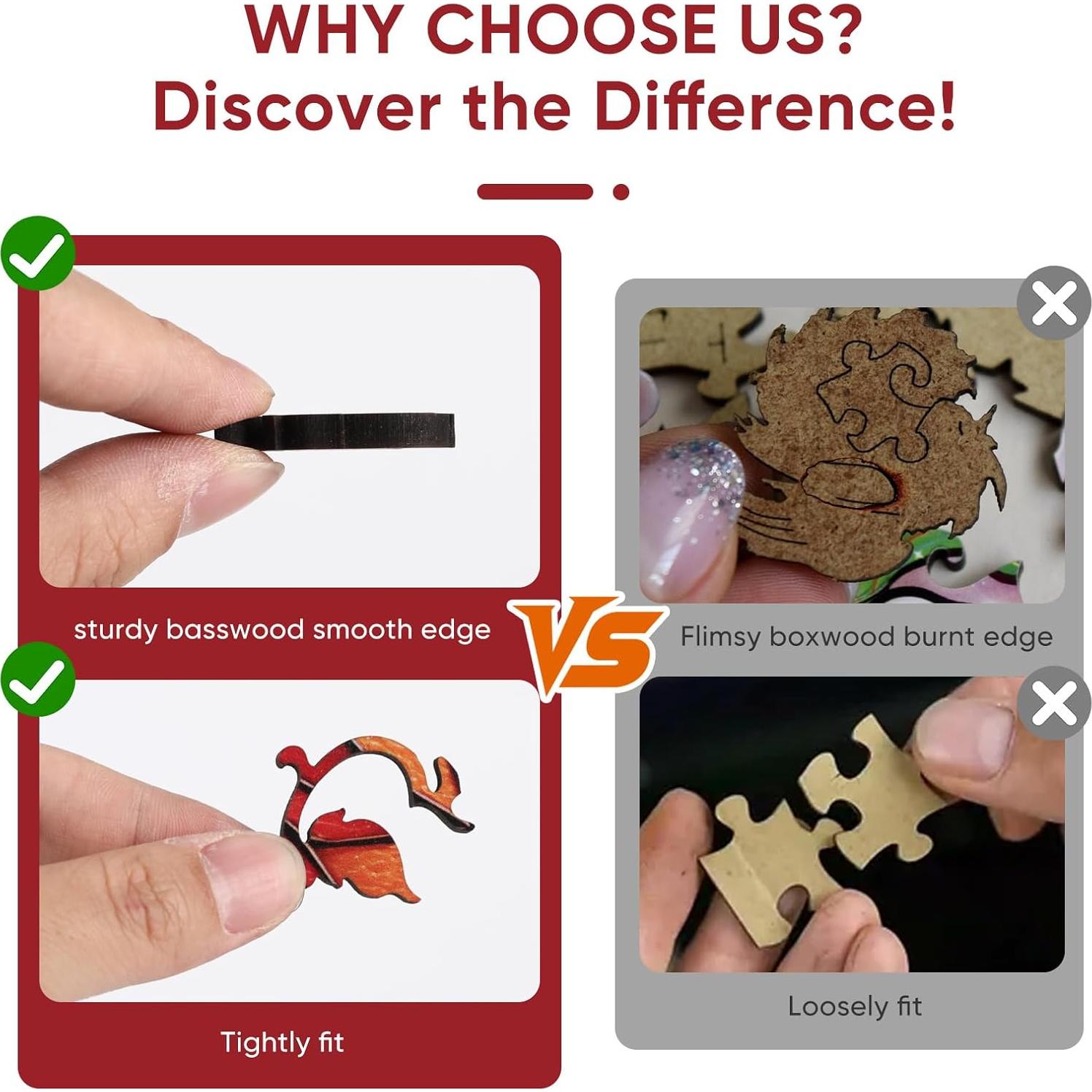 Rompecabezas de Madera MYS A·U·R Loto de Vidrio 300 Piezas