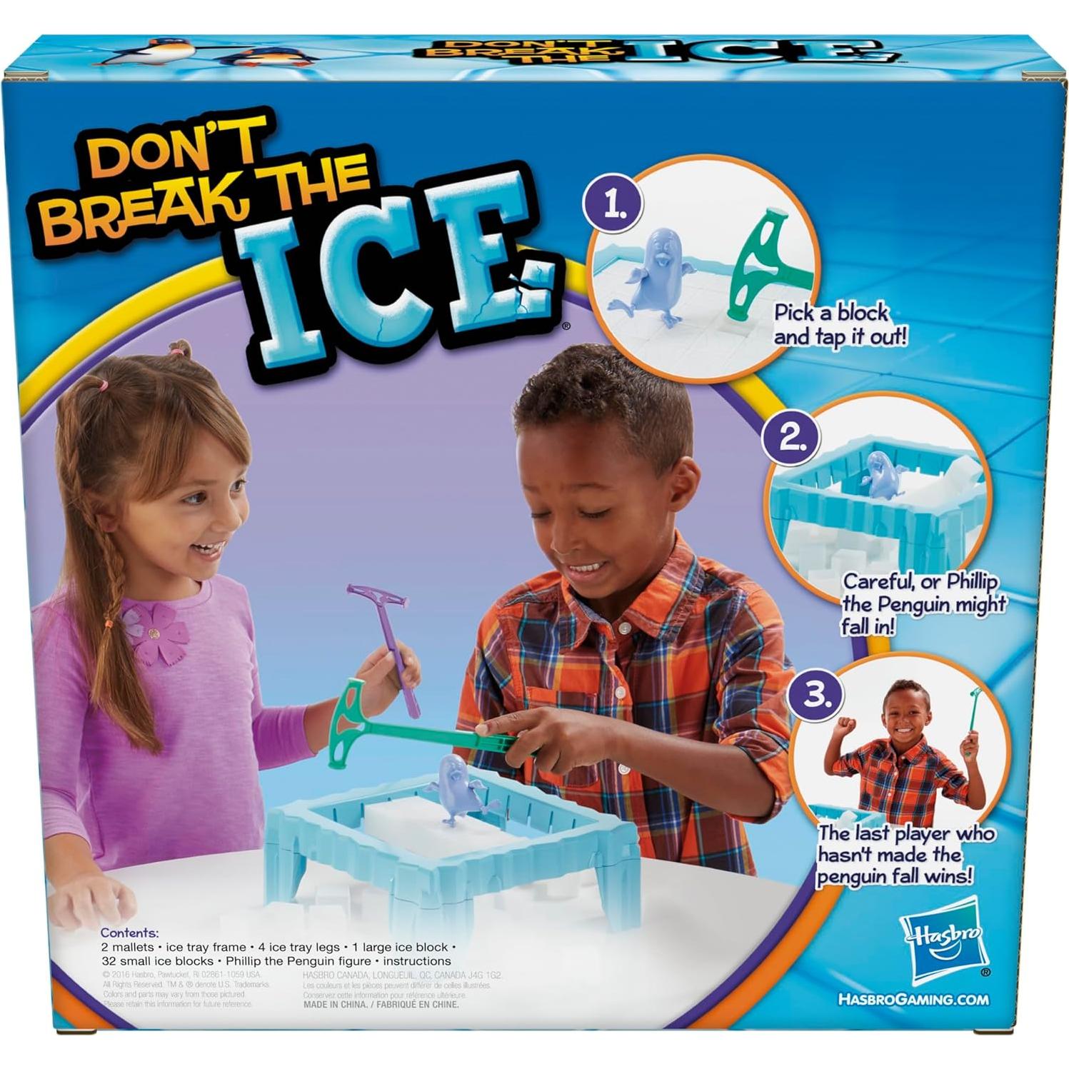 Juego de Mesa Hasbro No Rompas el Hielo para Niños 3+