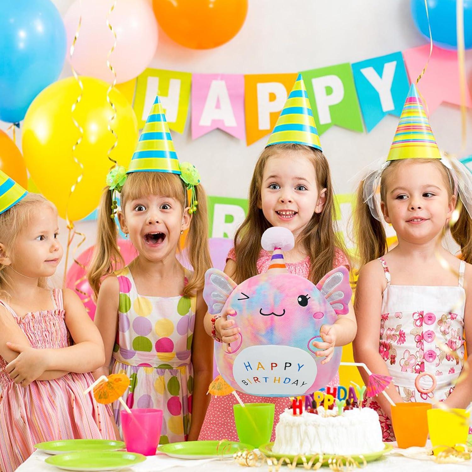 Juguete de Peluche Axolote 30 cm LICOR Suave Multicolor