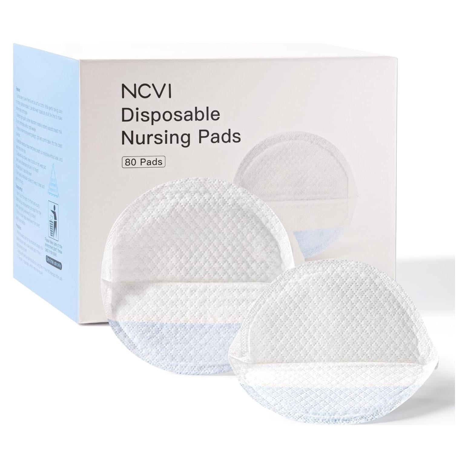 Almohadillas Desechables para Lactancia NCVI 80 Unidades Ultra Absorbentes