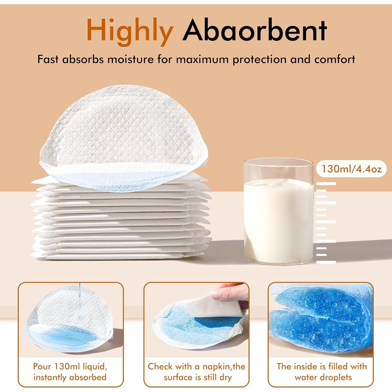 Almohadillas Desechables para Lactancia NCVI 80 Unidades Ultra Absorbentes