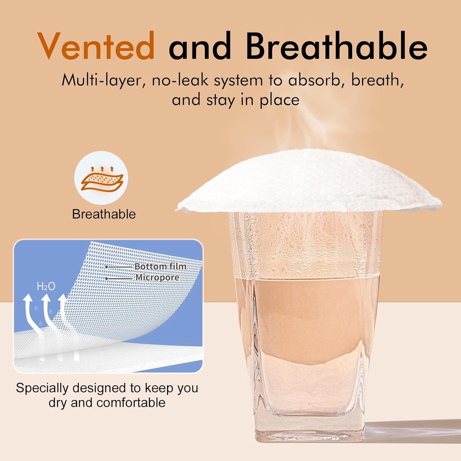 Almohadillas Desechables para Lactancia NCVI 80 Unidades Ultra Absorbentes