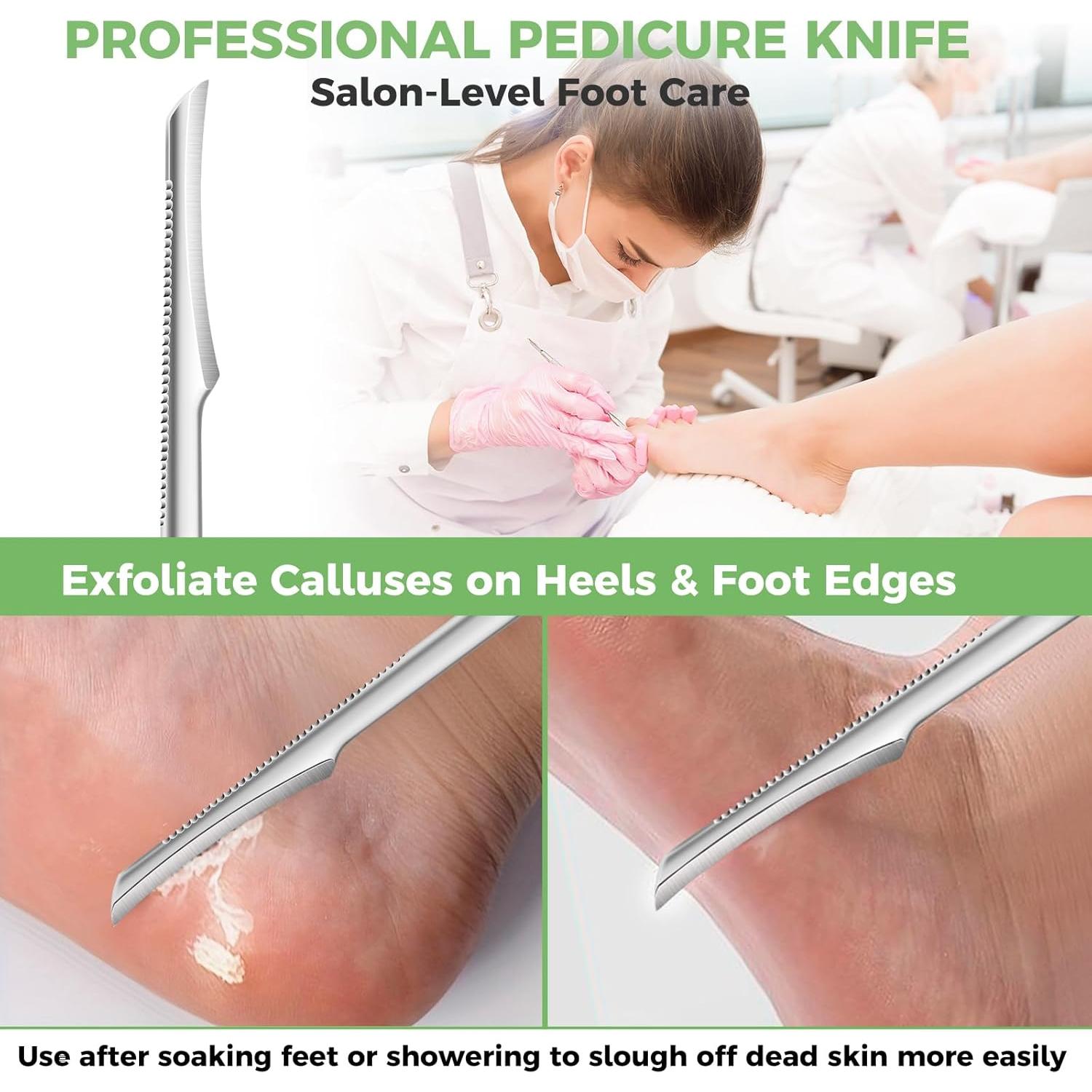 Juego de Cortauñas Grande HANDWENG 6 en 1 para Uñas Gruesas