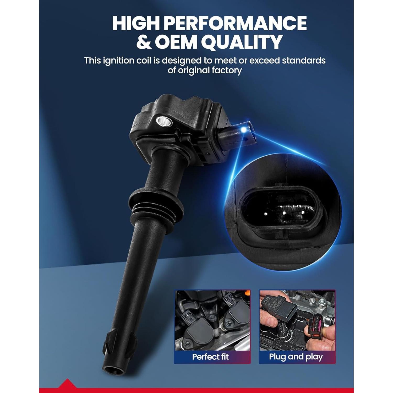 Bobina de Encendido KAX UF658 para Mercedes-Benz C250 SLK250 2012-2015