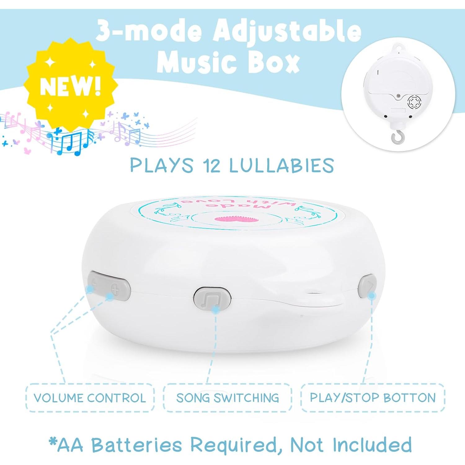 Móvil de Cuna Musical PIJKAGO Oso - Animales de Bosque