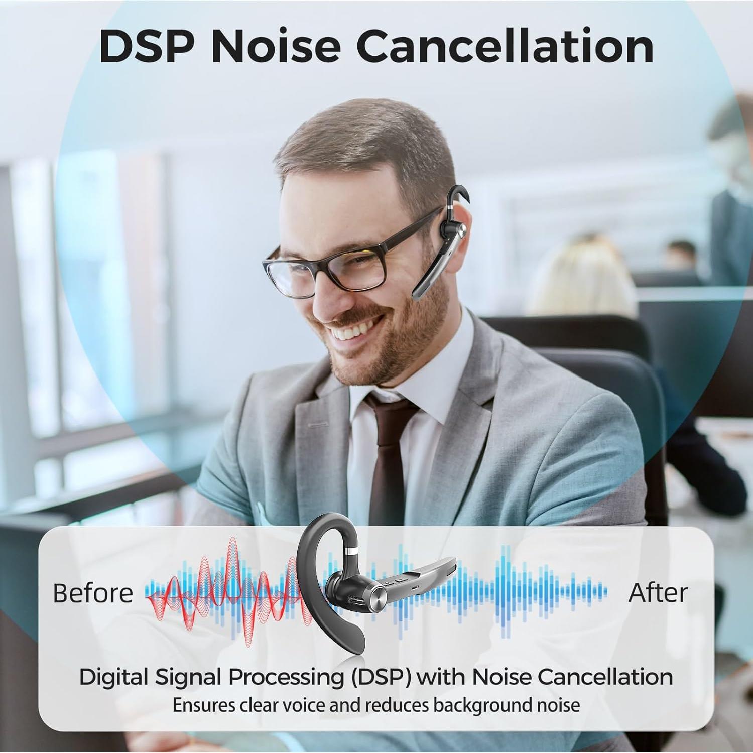 Auricular Bluetooth Inalámbrico Herloreen G3 con Estuche de Carga