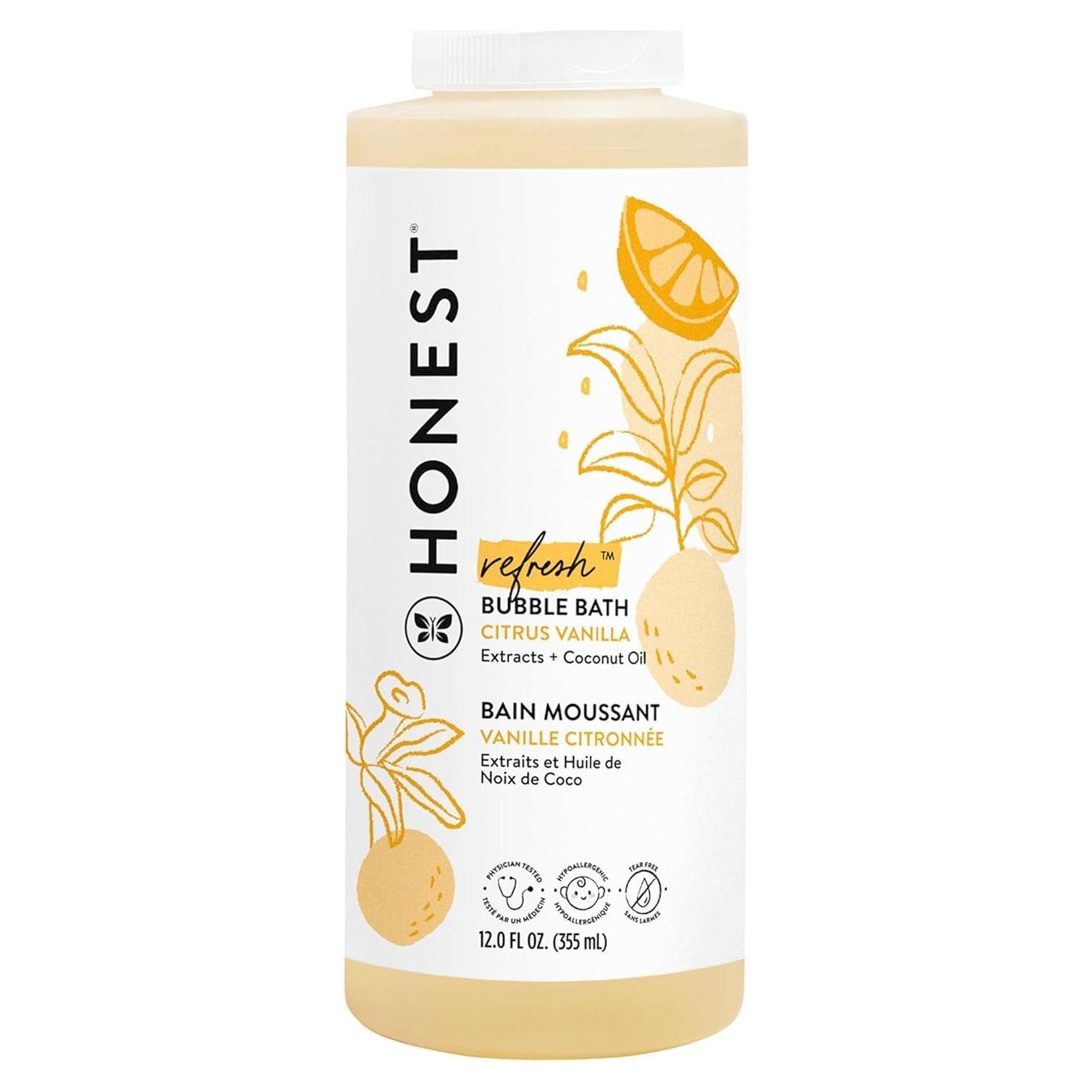 Baño de Burbujas Espumoso Honesto 355 ml Sin Lagrimas