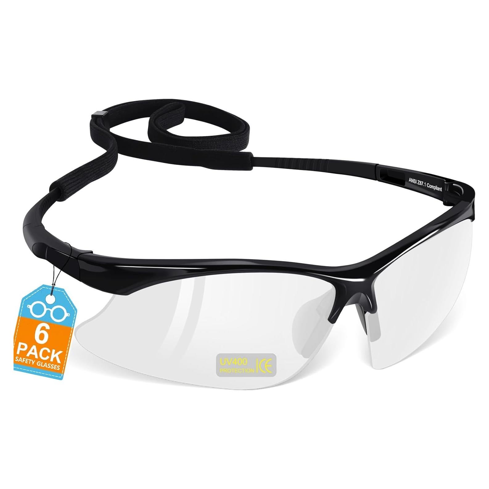 Gafas de Seguridad OXG Unisex ANSI Z87.1 Anti-vaho UV