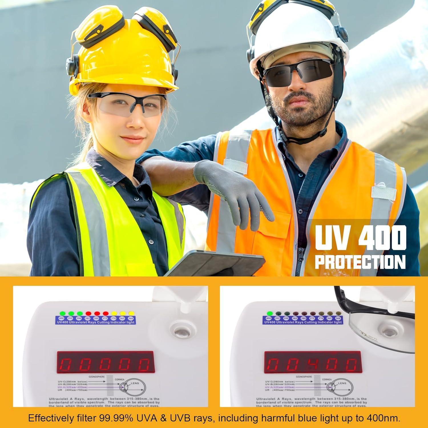 Gafas de Seguridad OXG Unisex ANSI Z87.1 Anti-vaho UV