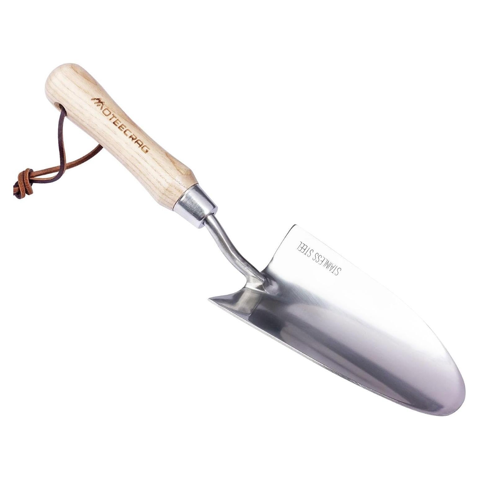 Pala de Jardín MOTEECRAG de Acero Inoxidable con Mango Ergonómico