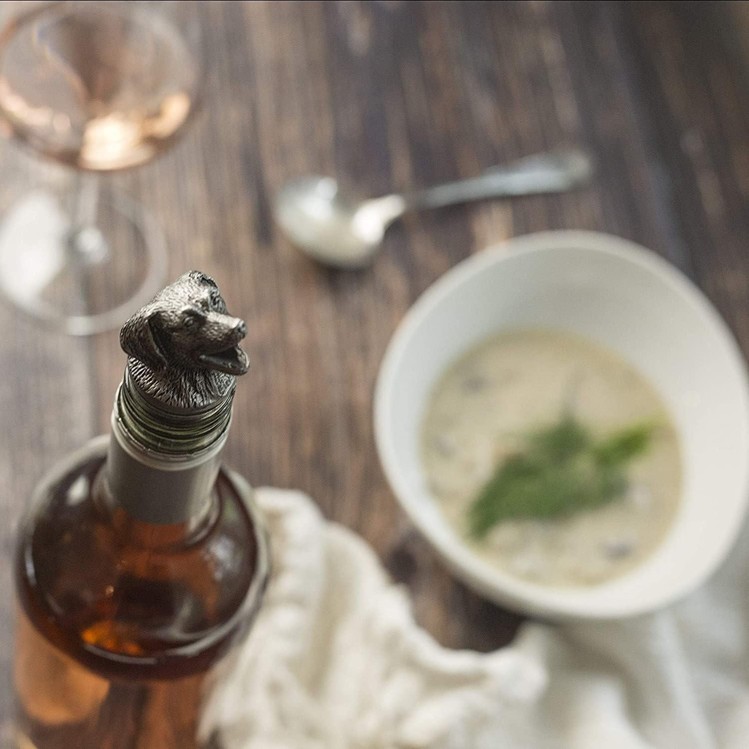 Vertedor de Vino TXOKO Acero Inoxidable con Tapón Extra