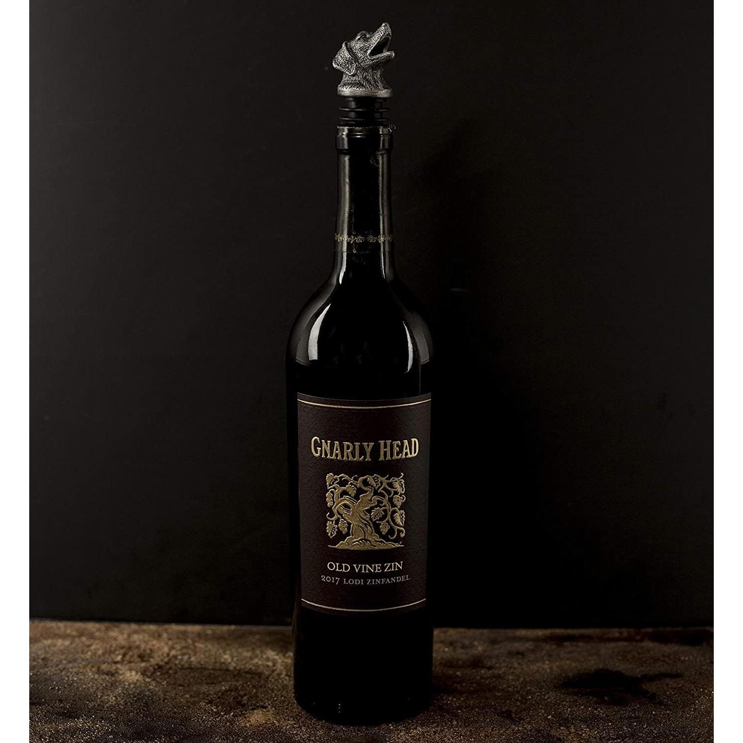 Vertedor de Vino TXOKO Acero Inoxidable con Tapón Extra