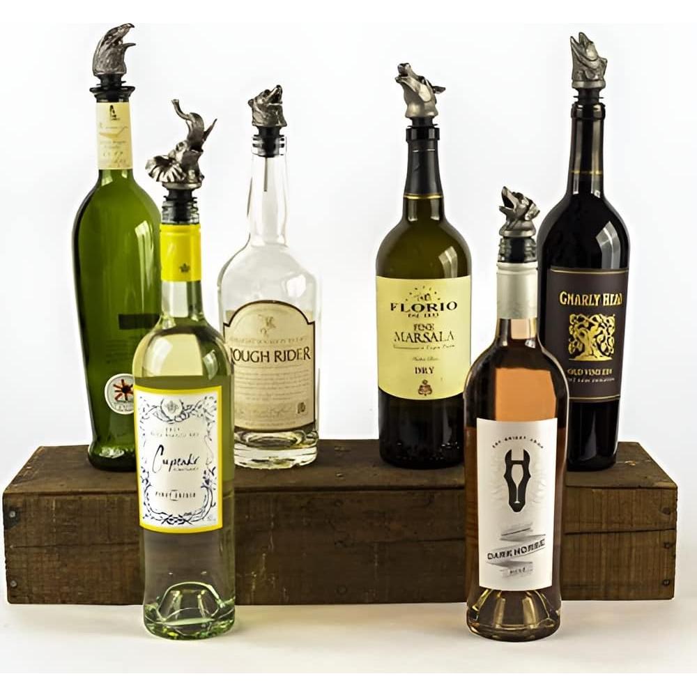 Vertedor de Vino TXOKO Acero Inoxidable con Tapón Extra