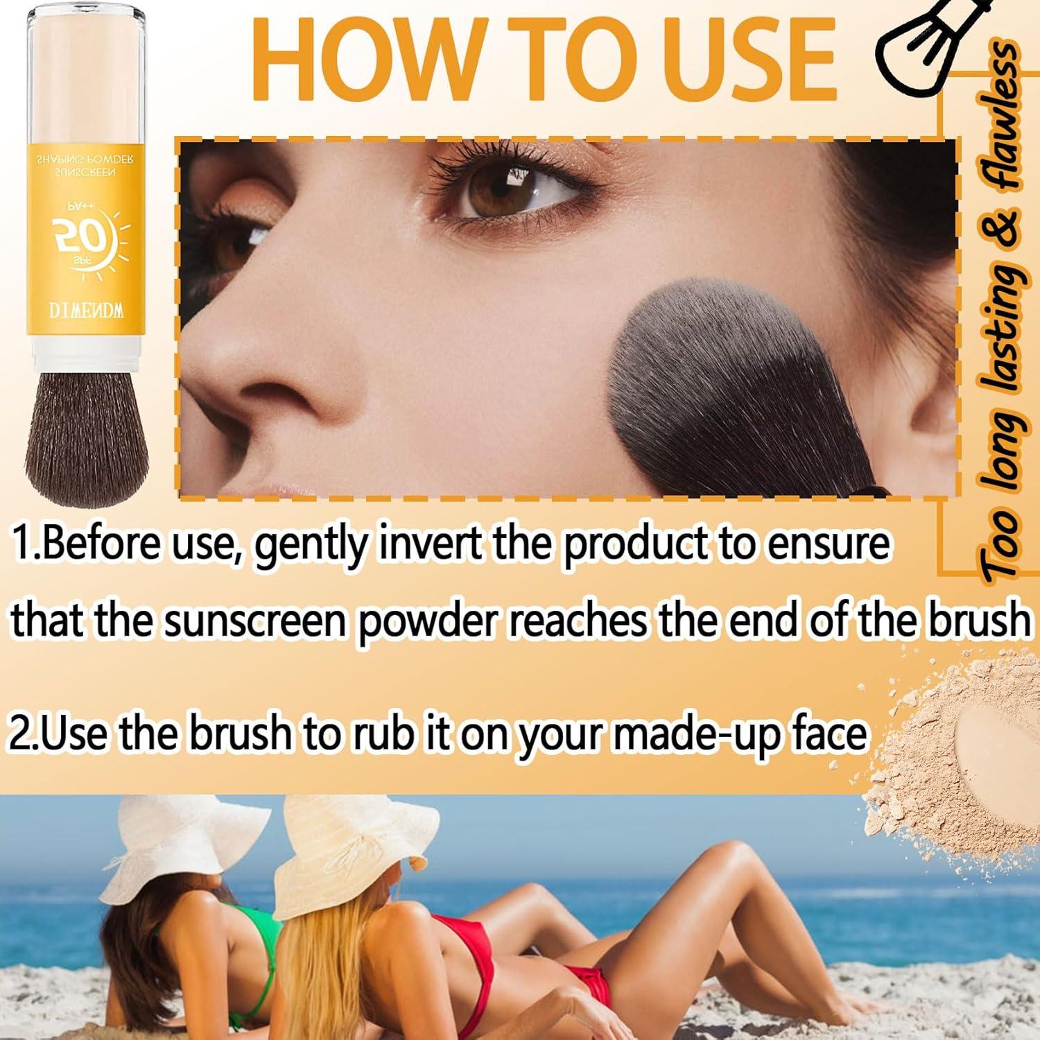 Polvo Fijador Solar Mineral SPF 50 DWDiWen - Control de Aceite