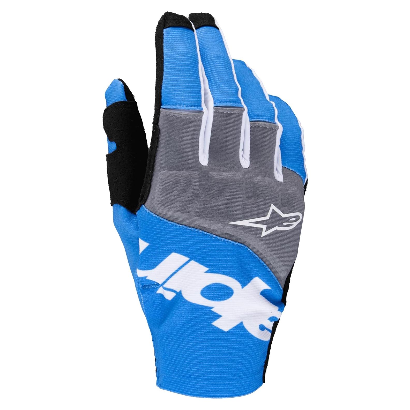 Guantes de Motocross Alpinestars Techstar 2025, S, Negro Azul