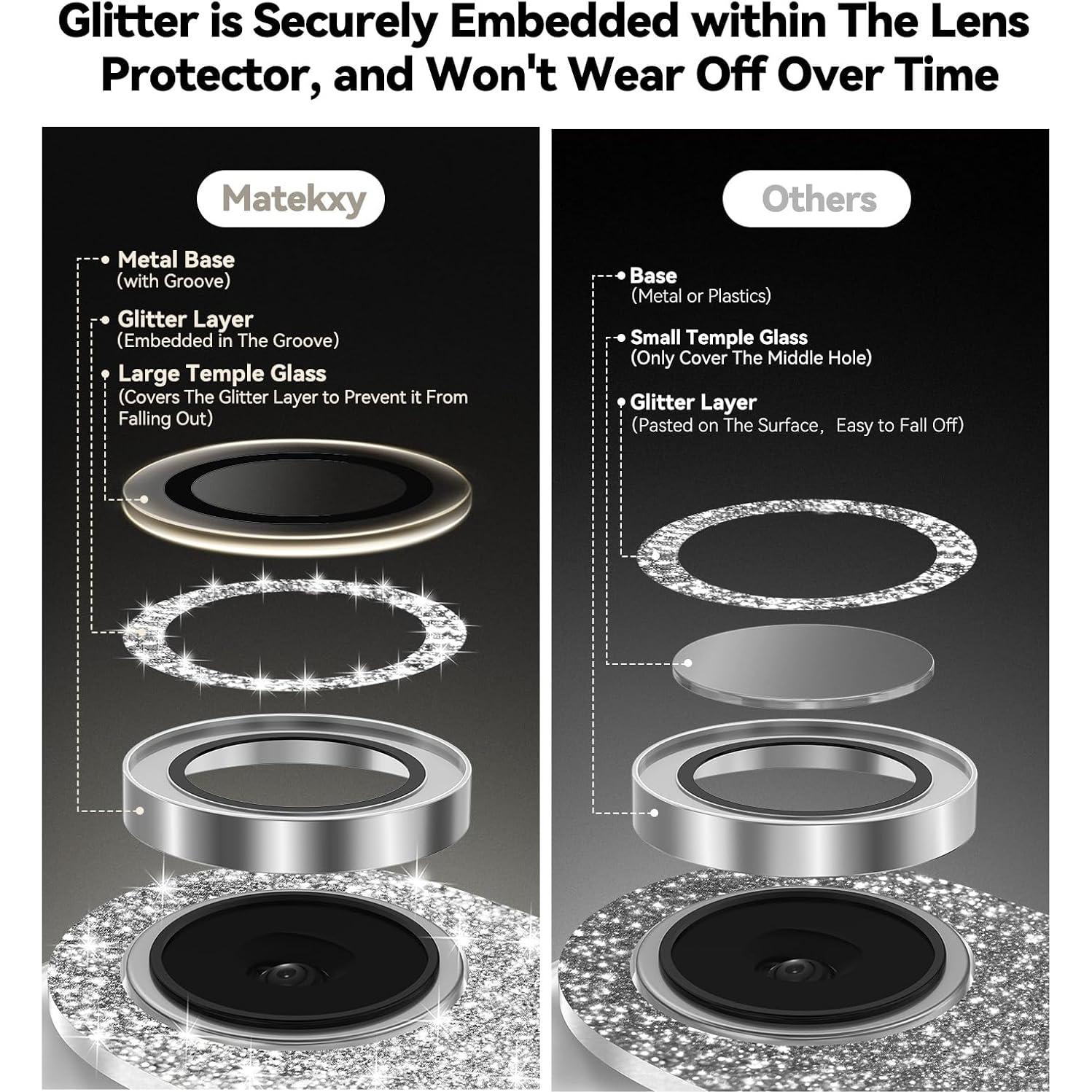 Protector de Lente de Cámara Matekxy para iPhone 17 Air - Vidrio Templado 9H