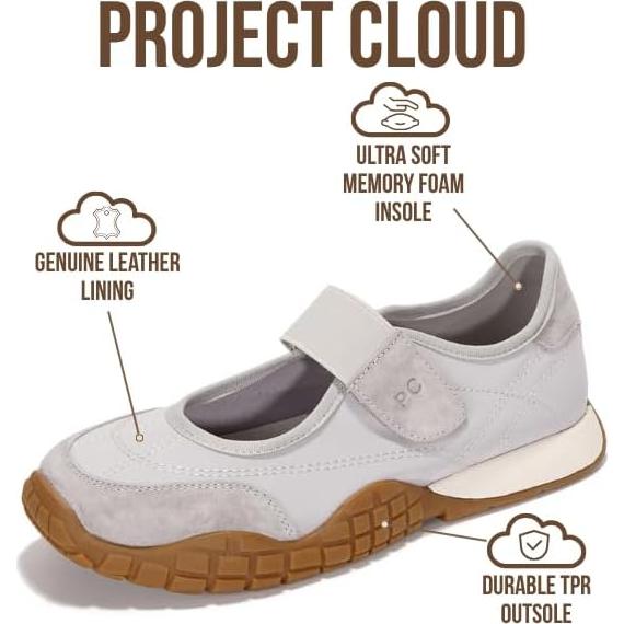 Zapatos Mary Jane para Mujer Project Cloud Donna - Antideslizantes y Livianos