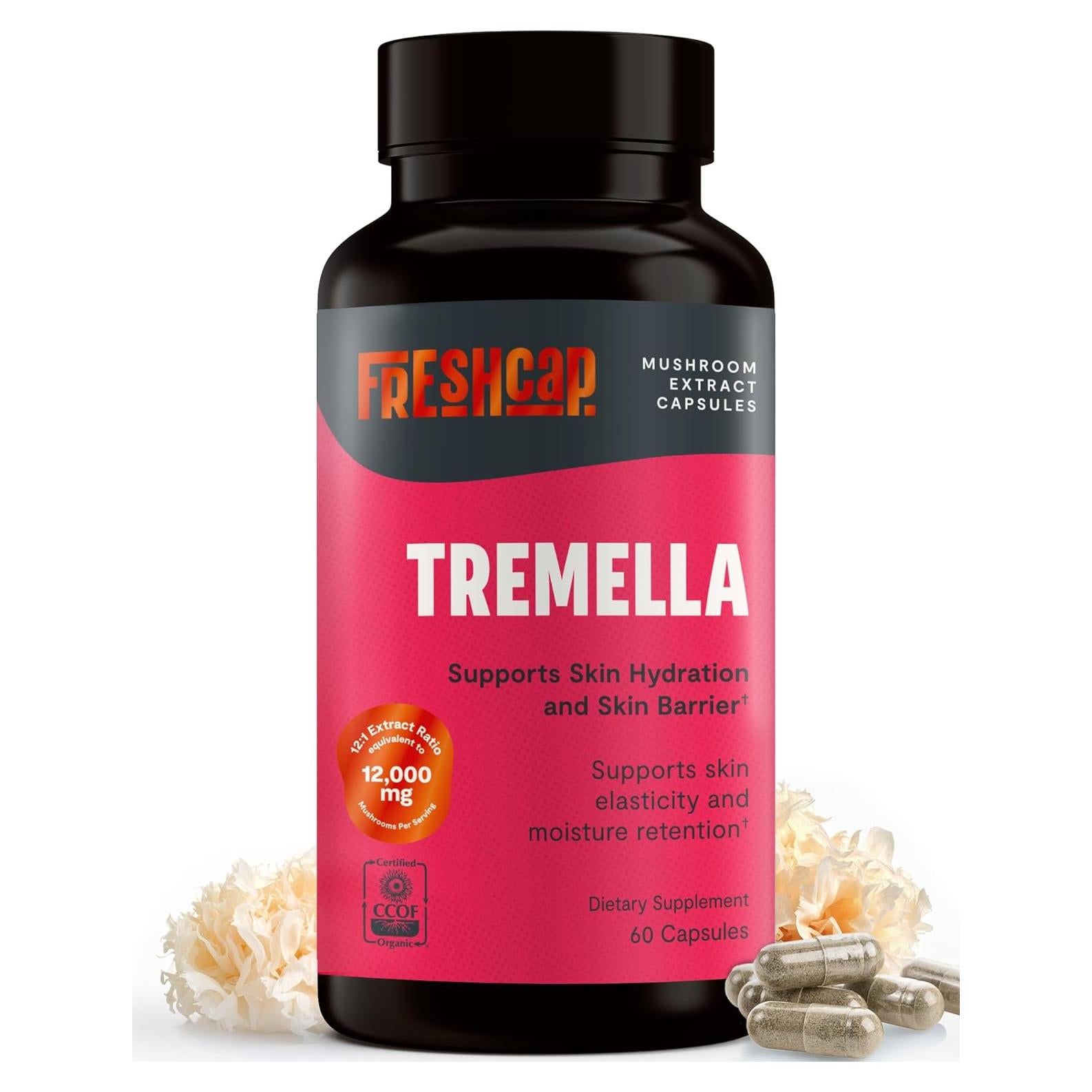 Cápsulas de Hongo Tremella FreshCap 60 Unidades - Hidratación y Belleza