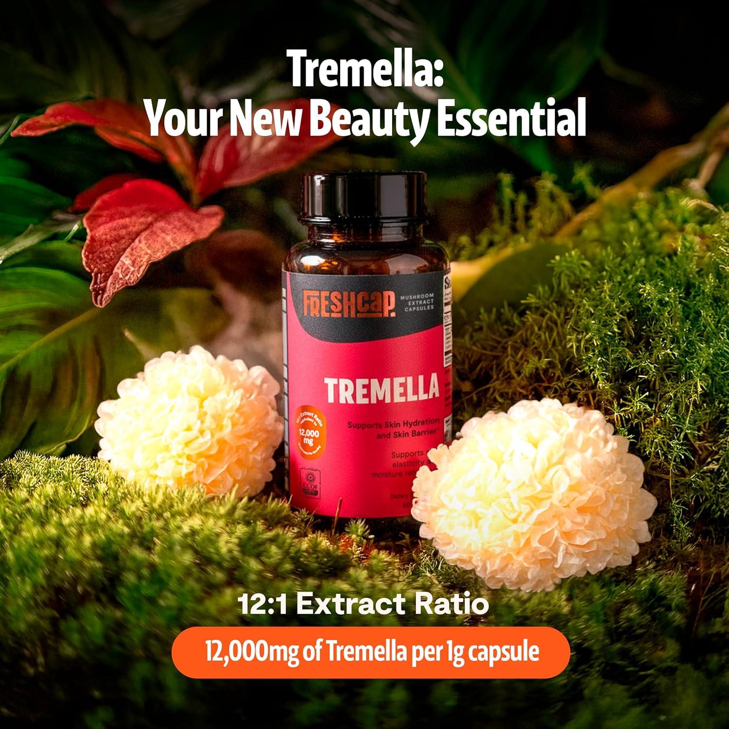 Cápsulas de Hongo Tremella FreshCap 60 Unidades - Hidratación y Belleza