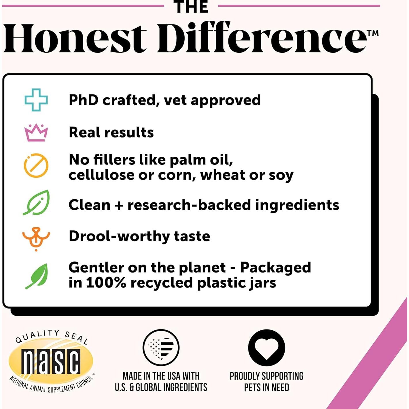 Multivitamina para Perros Honestidad 10 en 1 Pollo 180 ct