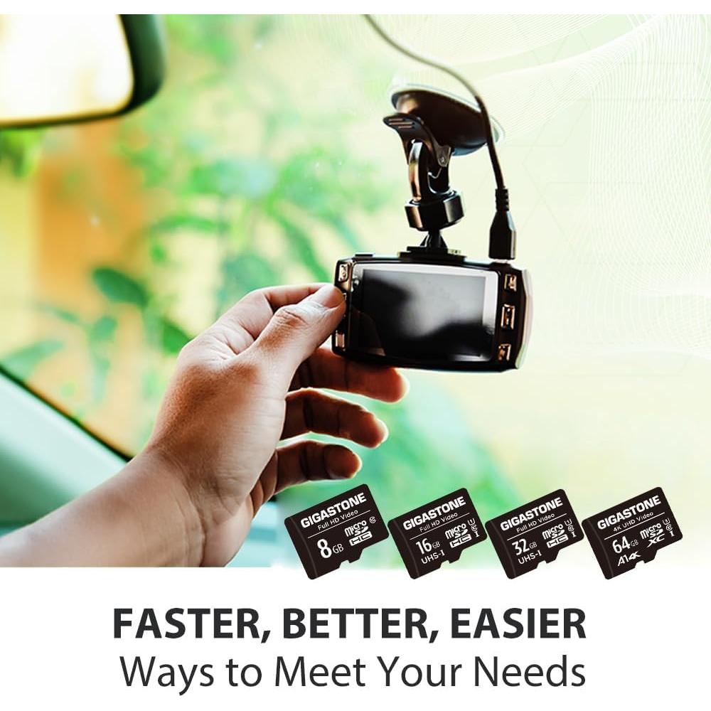 GIGASTONE 16GB Tarjeta Micro SDHC UHS-I Clase 10 Paquete de 5