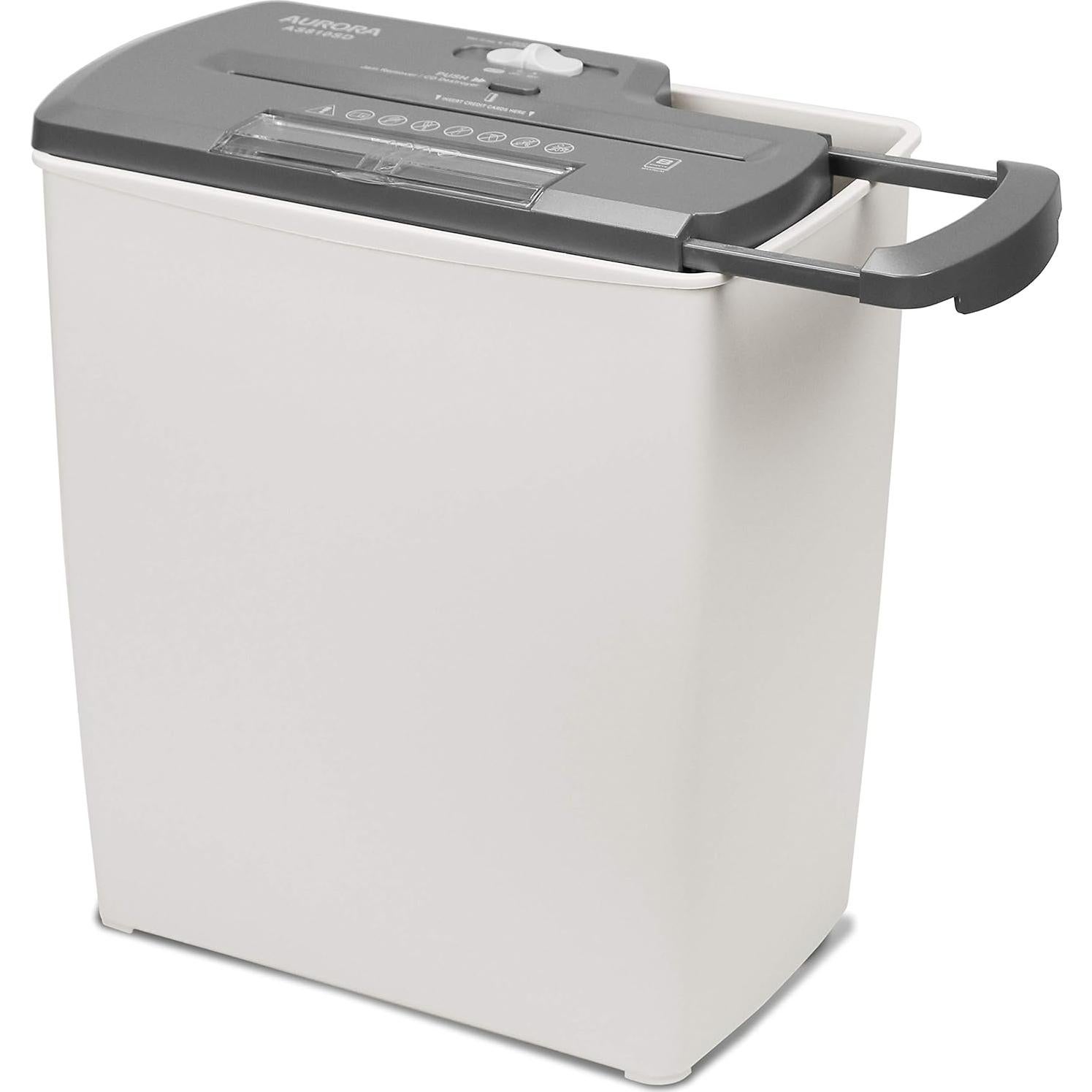 Trituradora de Papel Aurora AS810SD 8 Hojas Corte en Tiras