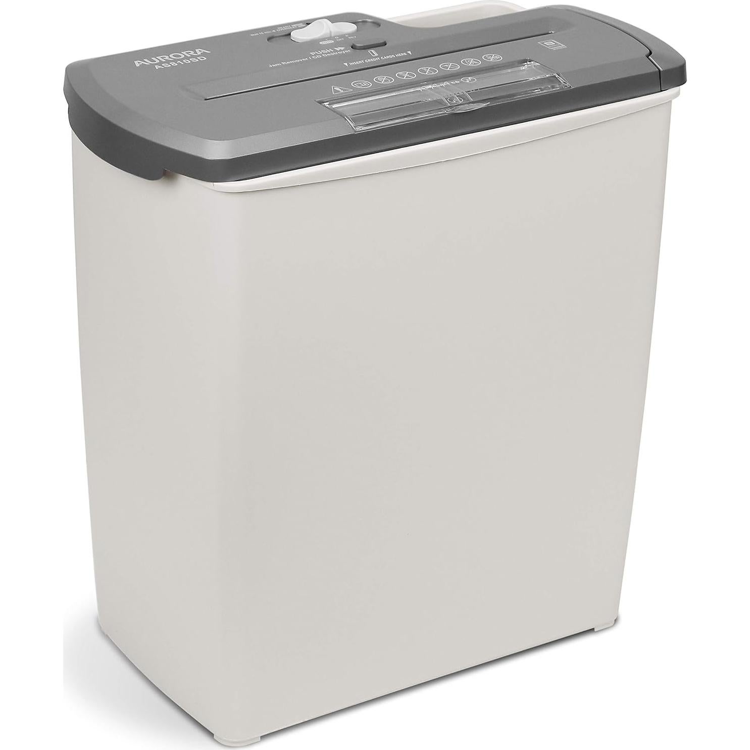 Trituradora de Papel Aurora AS810SD 8 Hojas Corte en Tiras