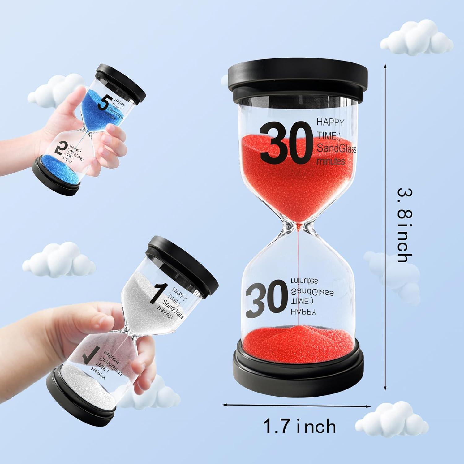 Reloj de Arena YLTIMER 1 Minuto Acrílico Rojo Duradero