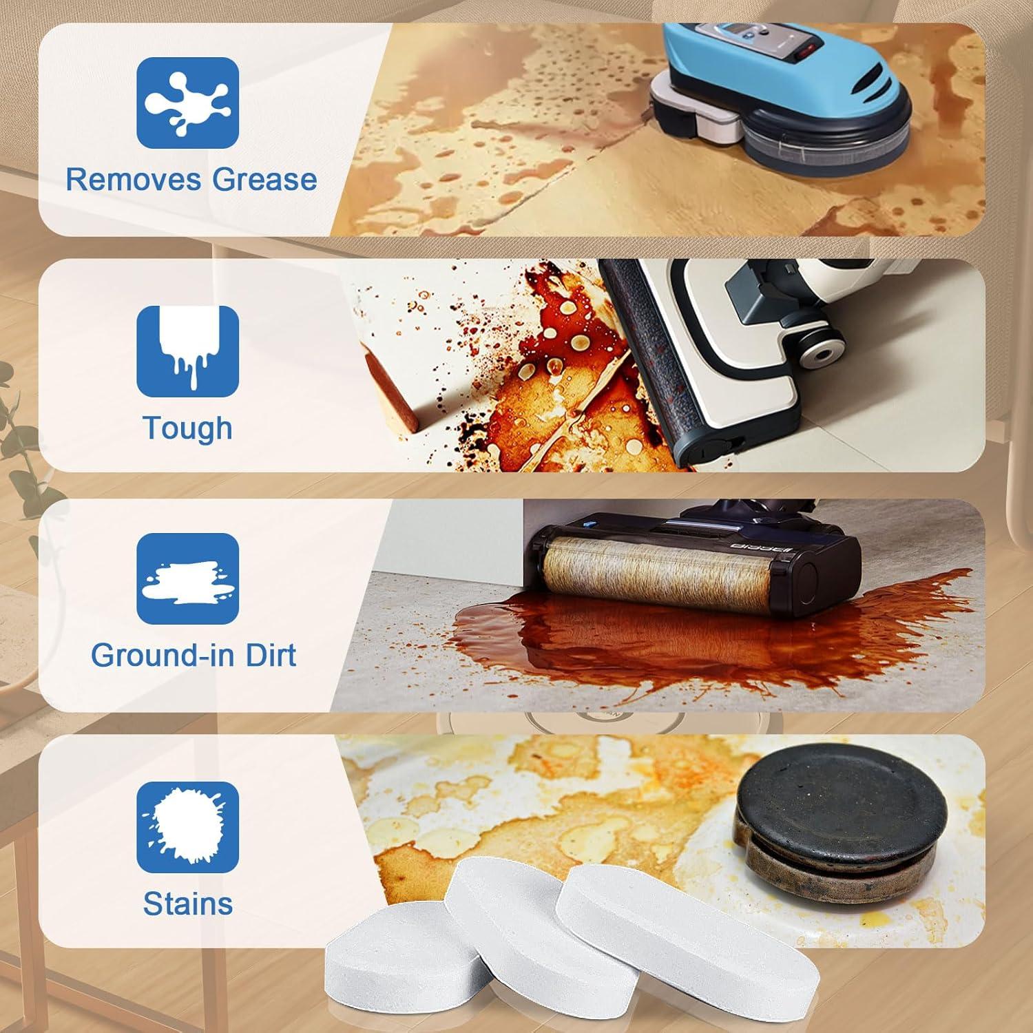 Tabletas de limpieza multi-superficie Yolandbuild 60 paquetes