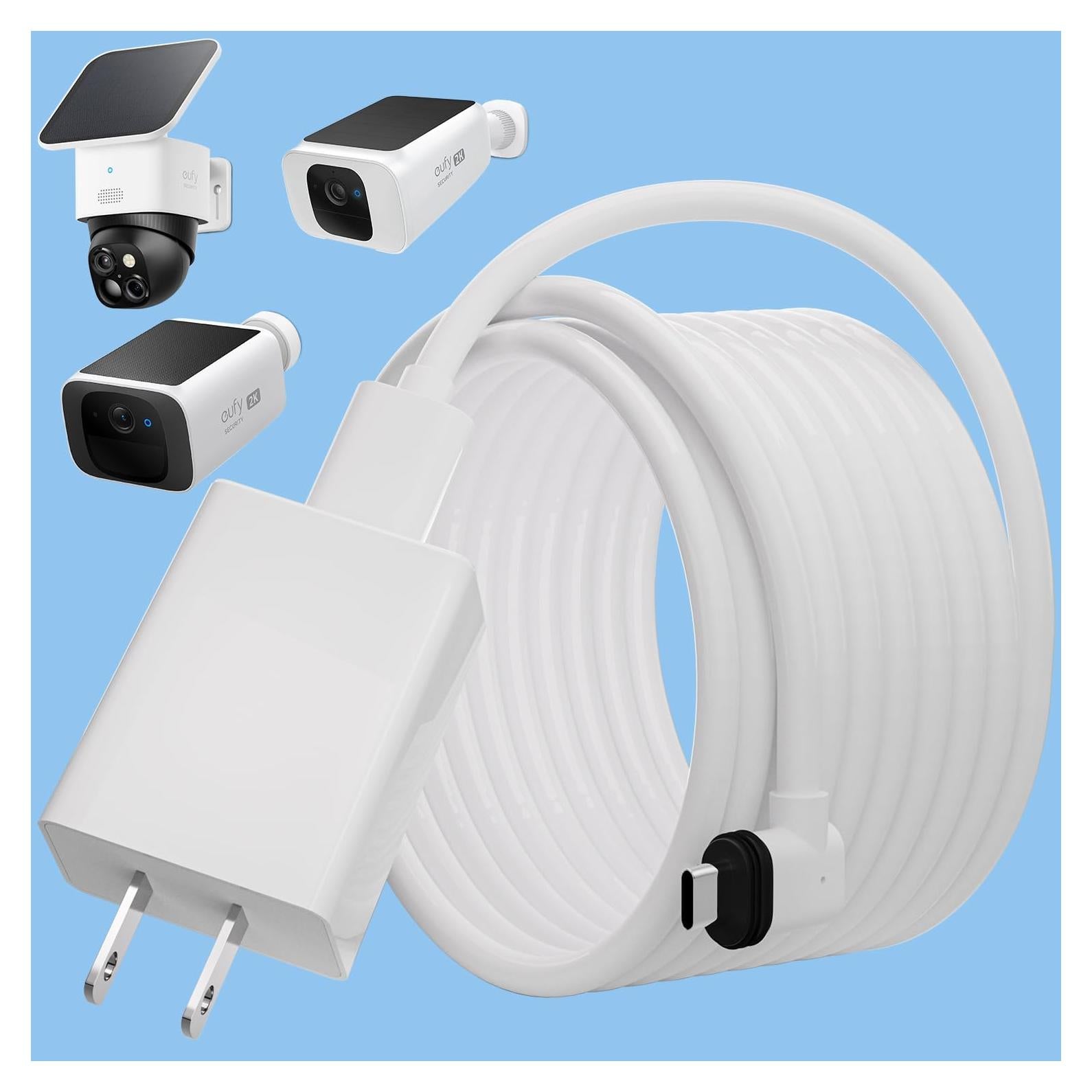 Cable de Extensión 6m Uogw para eufy SoloCam S220/S340