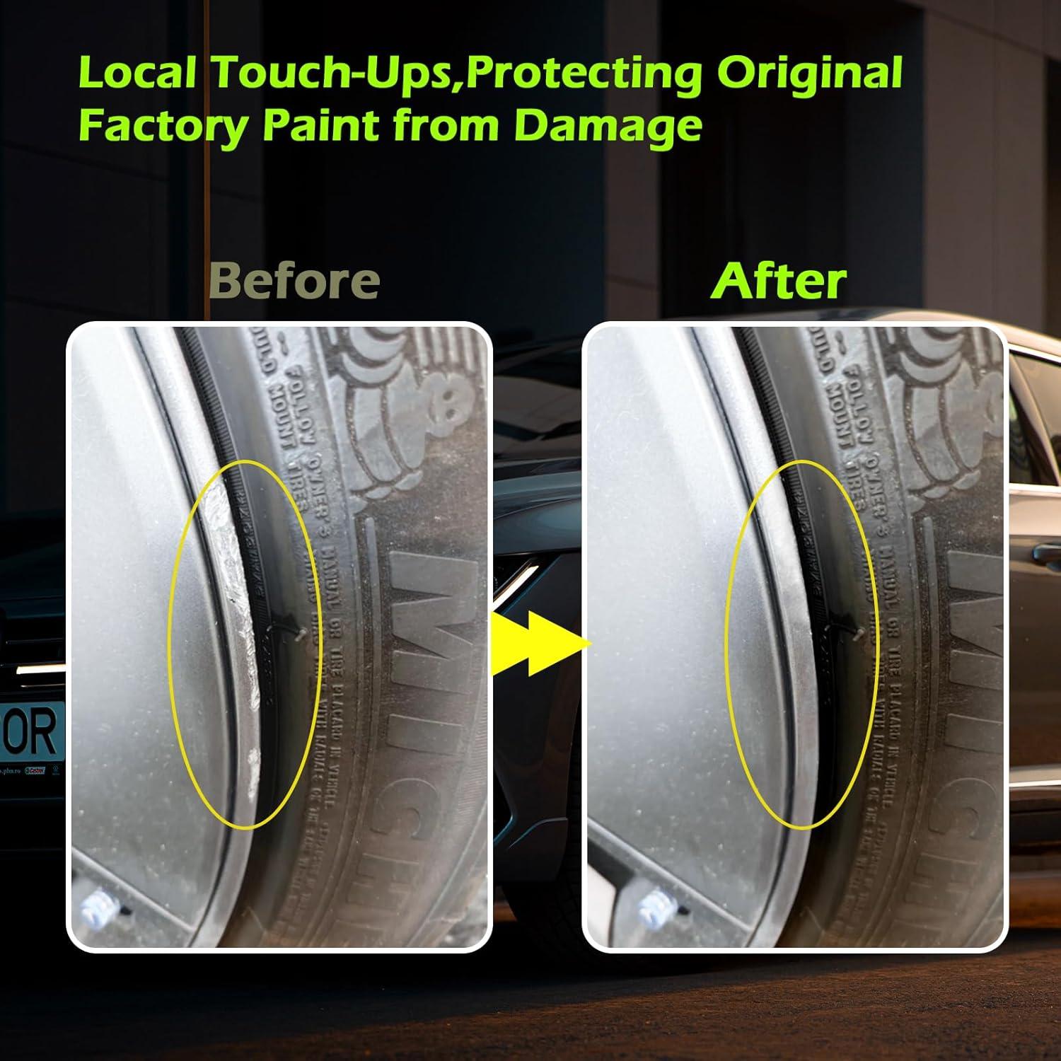 Pintura de Retoque Plateada FOLLOWIN 30ml para Arañazos de Coche