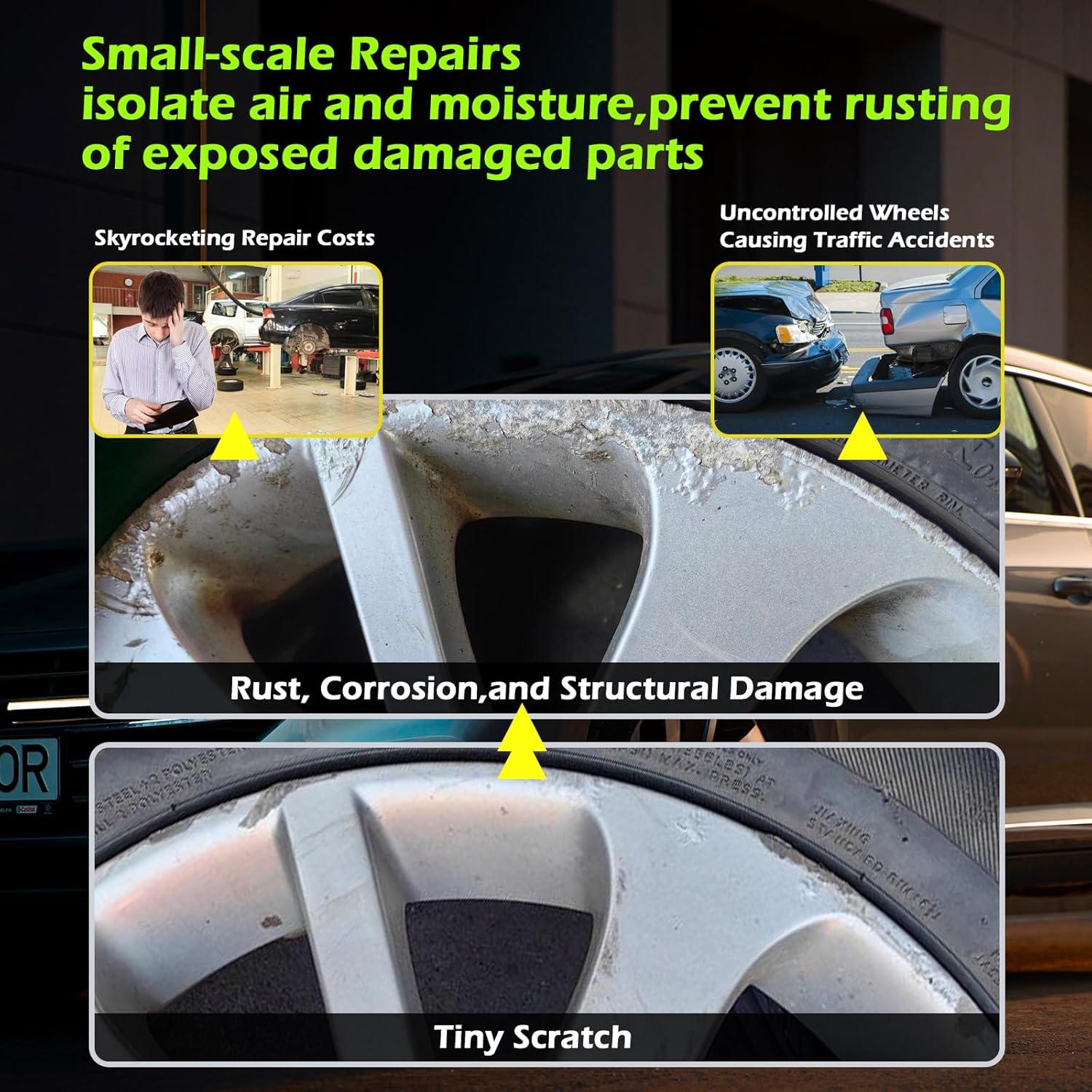 Pintura de Retoque Plateada FOLLOWIN 30ml para Arañazos de Coche