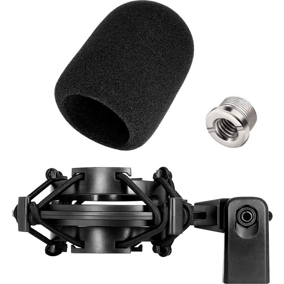 Soporte de micrófono Etour AT2020 con filtro antipop