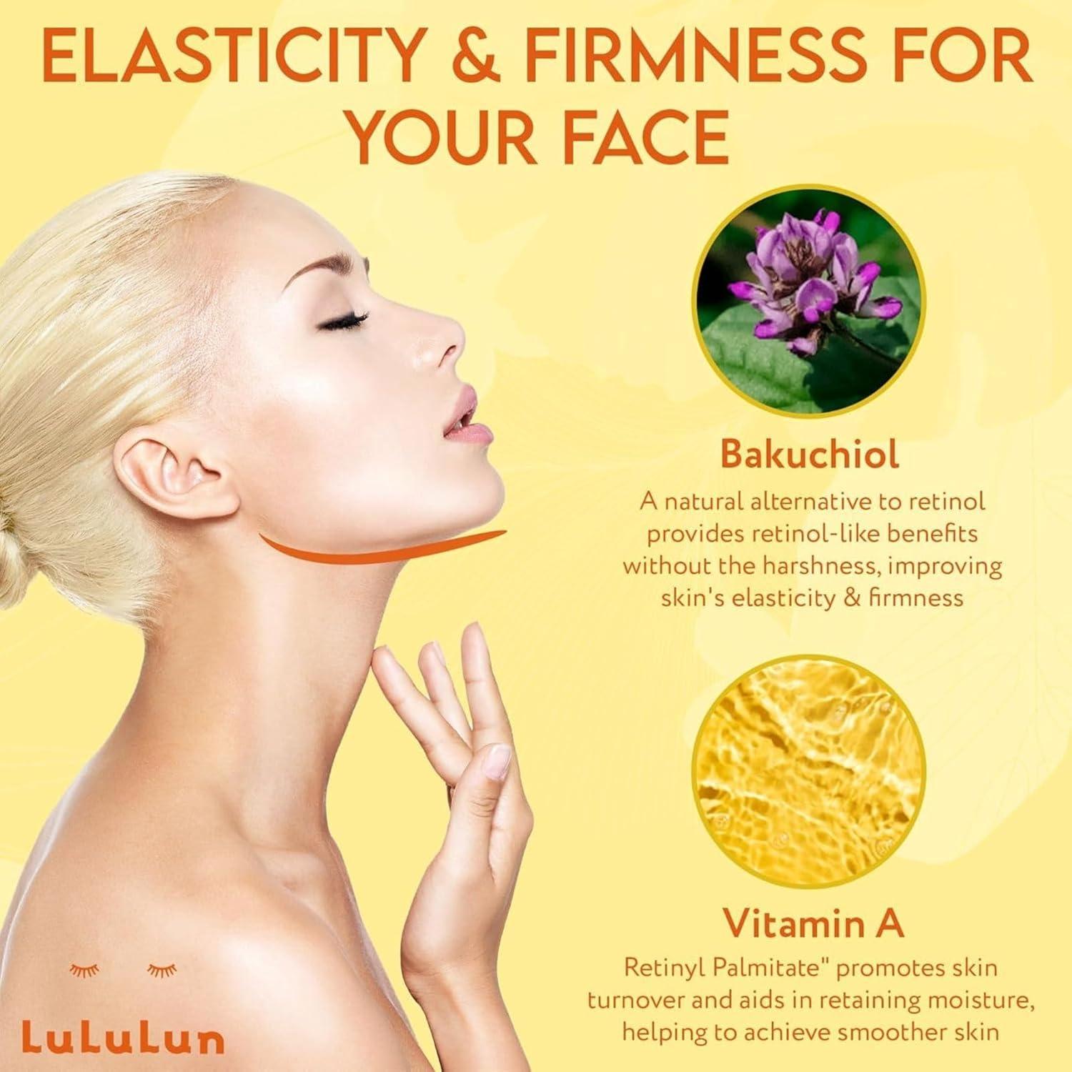 Mascarilla Facial Lululun HYDRA V 28 EA Vitamina C y 7 Hierbas