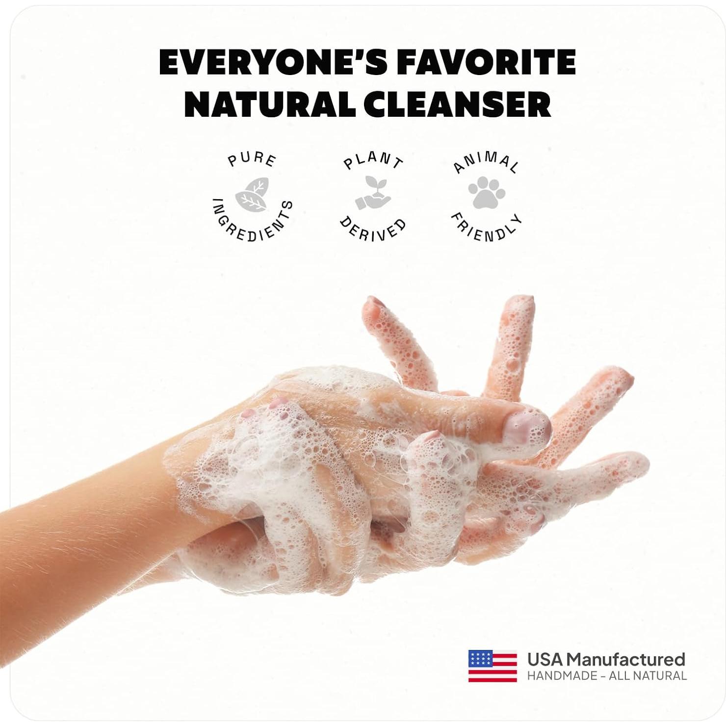 Jabón Natural en Barra Iron Lion - 6 Paquete Vegano Hecho a Mano