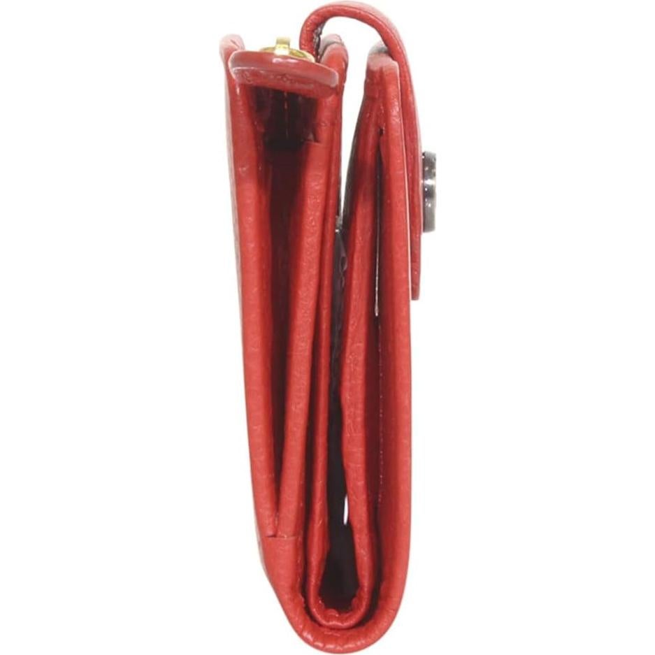 Cartera de Cuero RFID Timberland para Mujeres, Roja