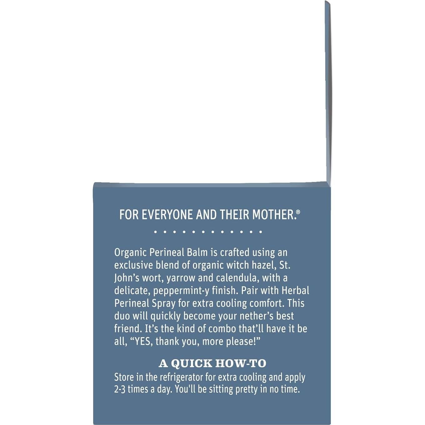 Bálsamo Perineal Orgánico Earth Mama 59ml - Alivio Postparto