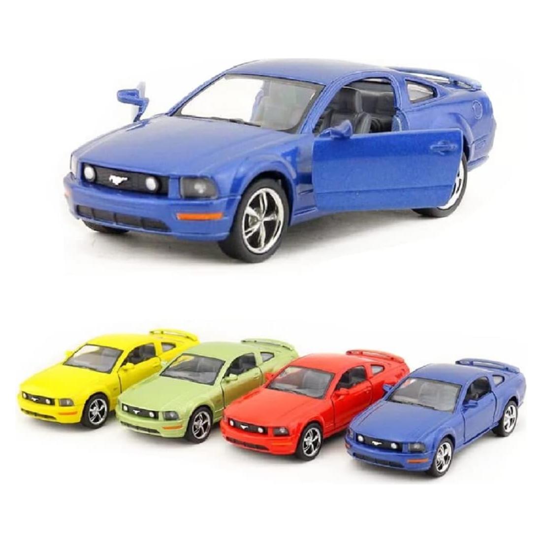 Modelo de Coche Ford Mustang GT 2006 KiNSMART 1:38 Rojo
