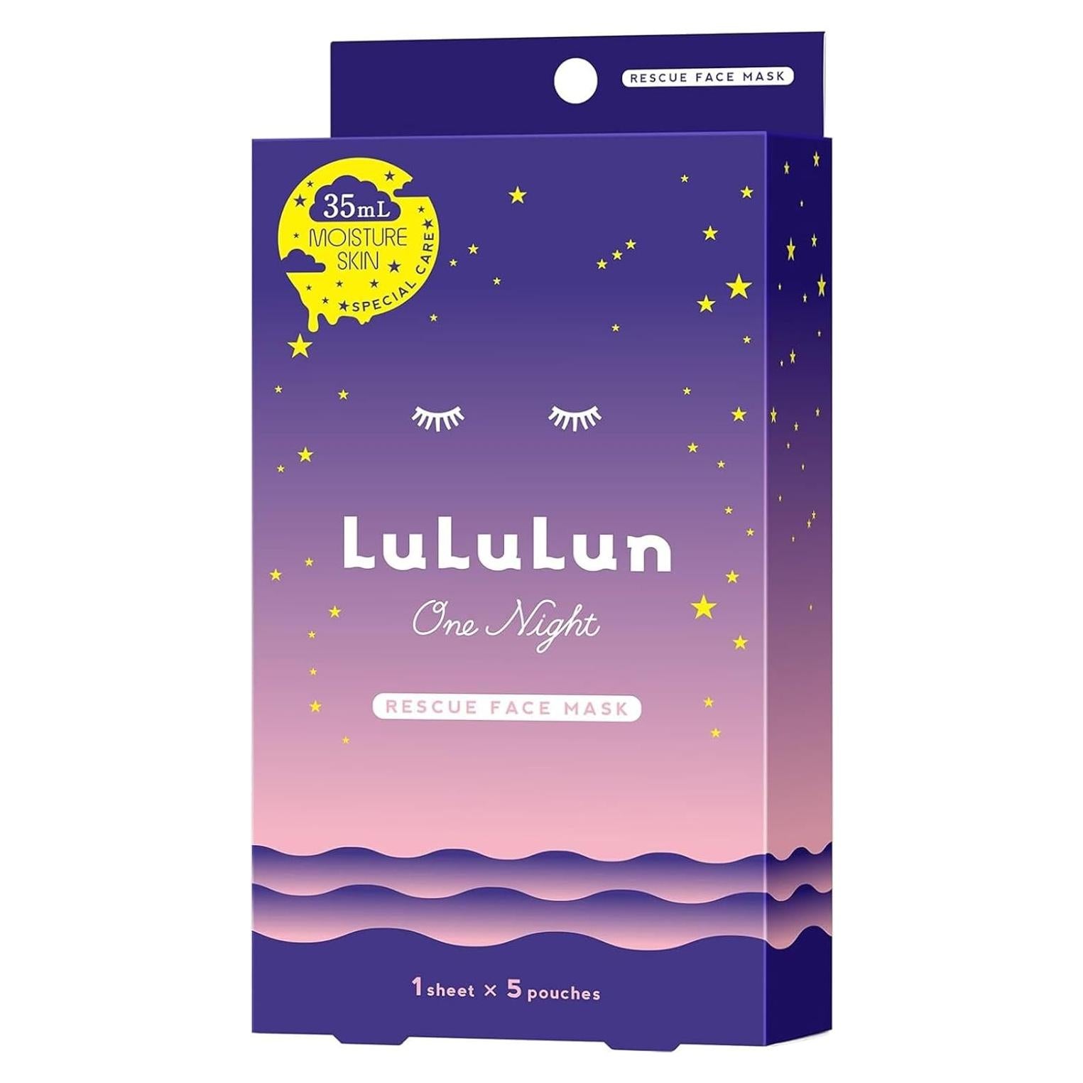 Mascarilla Facial Hidratante Lululun Unisex Anti Envejecimiento